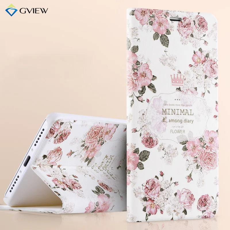 3D Relief Painting Luxury Flip Leather Case For Xiaomi Redmi Note 4 Note 4 Pro With