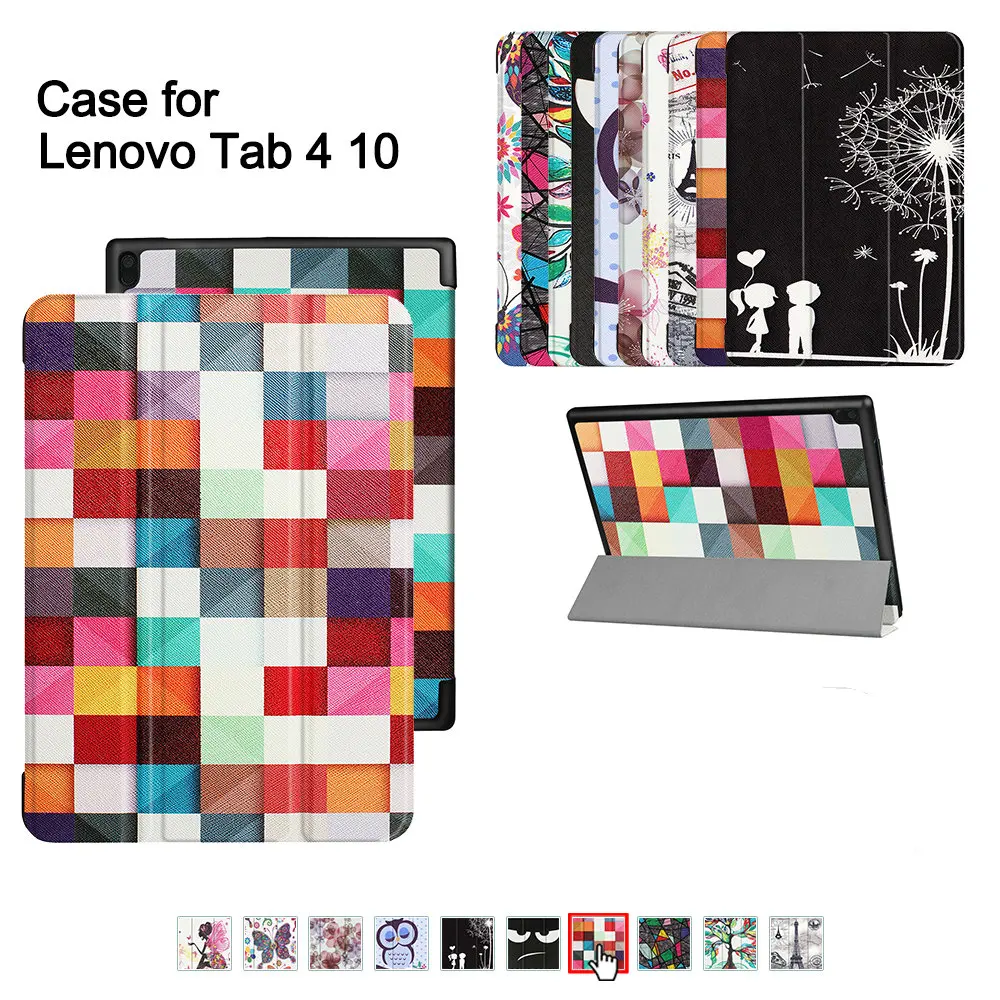 

Magnetic Smart Case For Lenovo TAB 4 10 Protective leather cover for lenovo Tab4 10 TB-X304N F Cases 10.1" (2017 release)