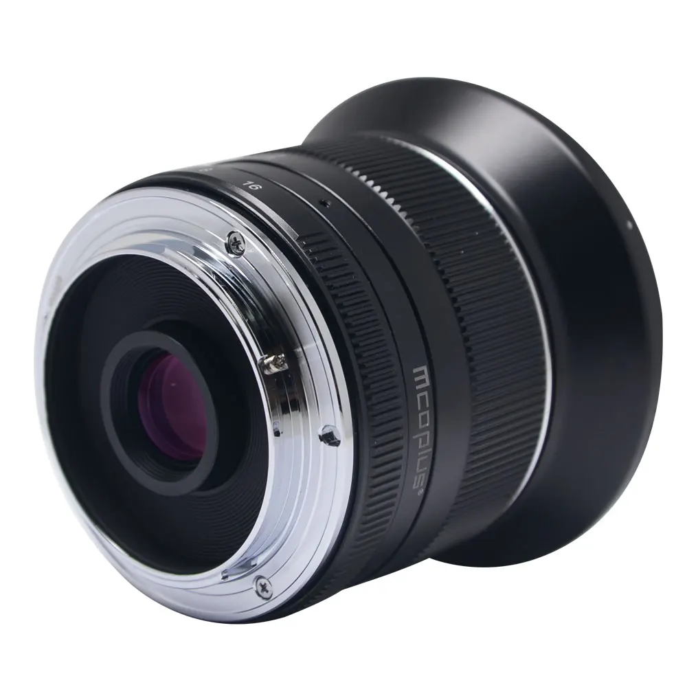 Mcoplus 12 мм f2.8 ультра широкоугольный объектив для Canon EF-M Fuji FX M43 E-mount APS-C беззеркальных камер A6500 A6300 XT2 объектив