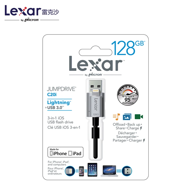 2017 Оригинальный Lexar Новый ограничен по времени Usb 3 0 флешка подарок C20i U диск 128g