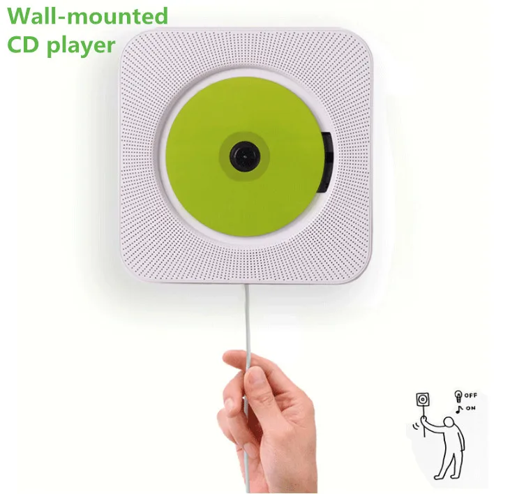 

CD player wall-mounted CD player household hanging acoustics prenatal education early education English use bluetooth speaker