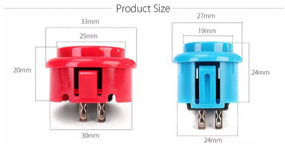 Arcade Joystick DIY Kit Zero Delay Arcade Kit USB Encoder To PC Arcade copy Sanwa Joystick 24/30mm Push Buttons For Arcade Mame