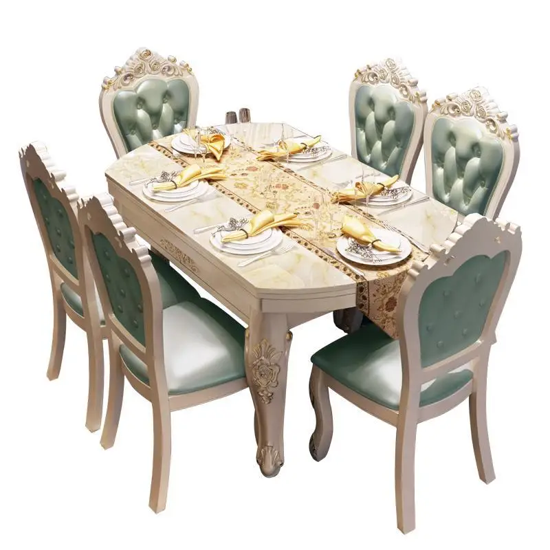 Kitchen Eet Langer Sala A Manger Moderne Yemek Masasi Tafel Comedor Wood European Bureau Mesa De Jantar Desk Dining Table