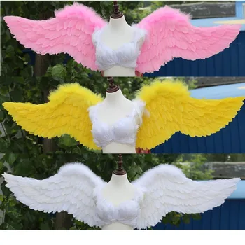 

Solid 10color+ props catwalk show props festival Angel wings Window props underwear catwalk Model T station serves props