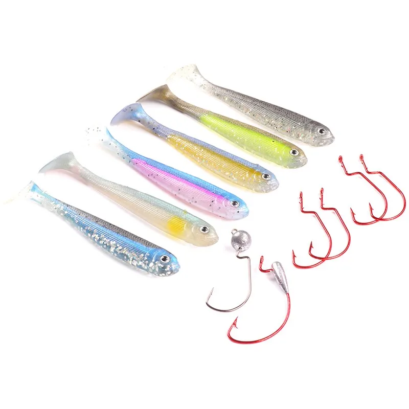 MIZUGIWA 8/20cm 45g Pike Musky Dawg Fishing Soft Bait Lure Zabder Freshwater Tackle Bull Coarse Pack of 4