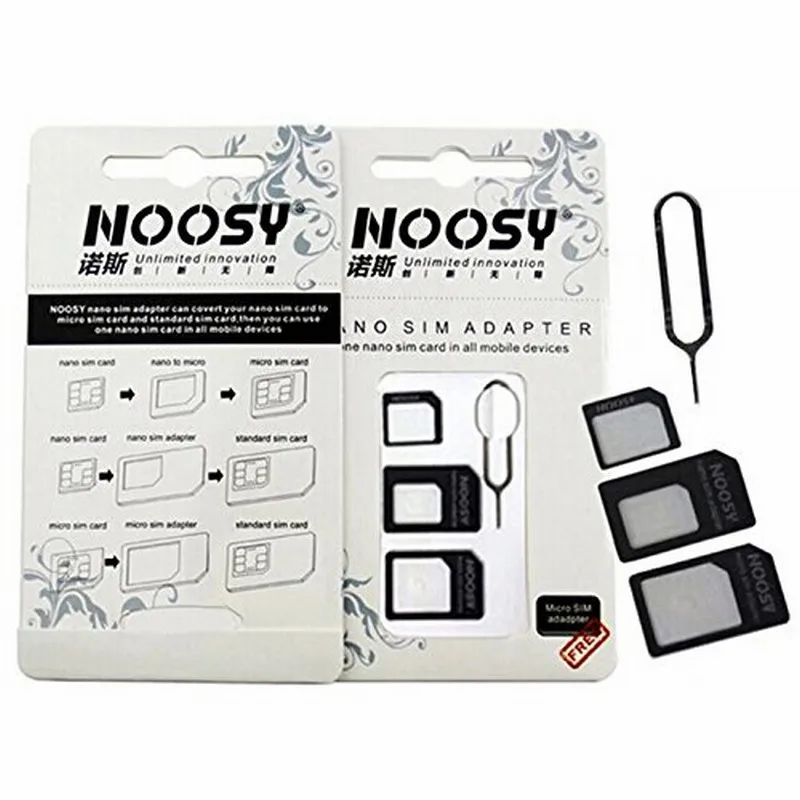 Адаптер для сим карты конвертер в Micro Atandard Apple Iphone Android sony xperia Z1 zte nubia z7 Z9 homtom ht16 NOOSY