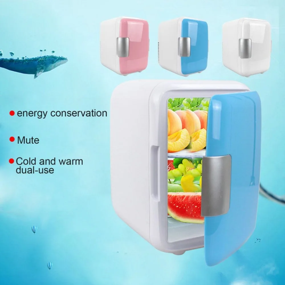 Двойной-использование мини-холодильник Ультра тихий автомобильный холодильник низкий уровень шума морозильная камера охлаждение и