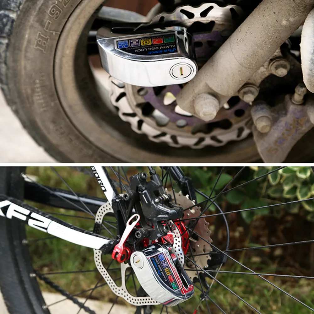Велосипед Anti-theft электронного Набат блокировки диска Водонепроницаемый для Xiaomi M365 птица Спин Электрический скутер, велосипед, мотоцикл