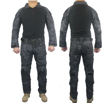 

Outdoor Tactical Hunting Airsoft Combat G3 Training Uniform Sets Suit Shirt Pants A-TACS FG Multicam ACU Army Clothes Clothing