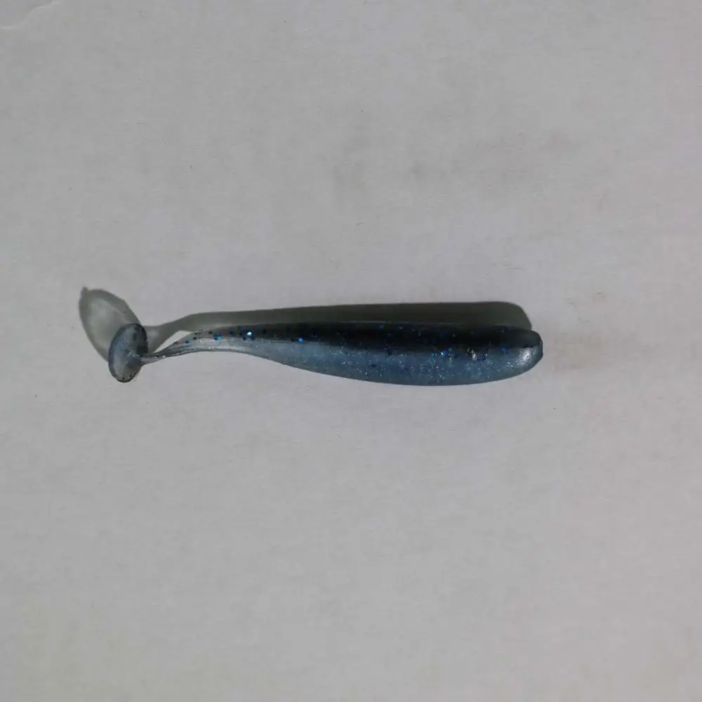 BassLegend-рыболовный мягкий шэд плавающая приманка Т-образной формы хвостовой червь 50 мм/0,9 г - Цвет: 10