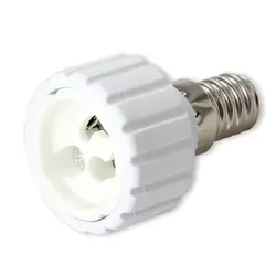 E14 для GU10 База Светодиодный для галогенной лампы адаптер основание конвертера Разъем QP2