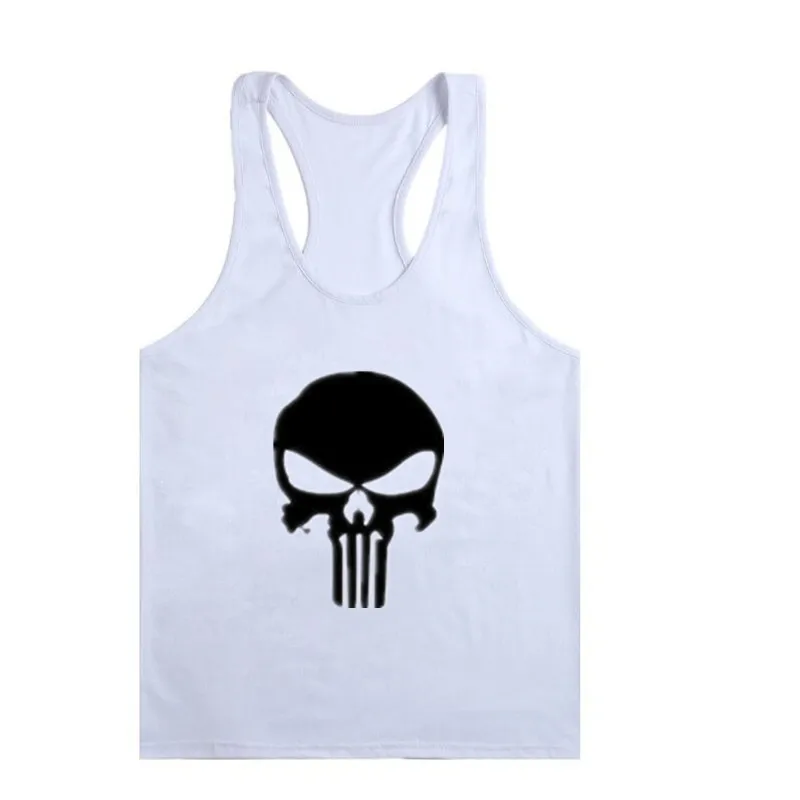 

Fitness Tank Top Men Bodybuilding 2017 Clothing Fitness Men Shirt Crossfit Vests Cotton Singlets Muscle Top Punisher