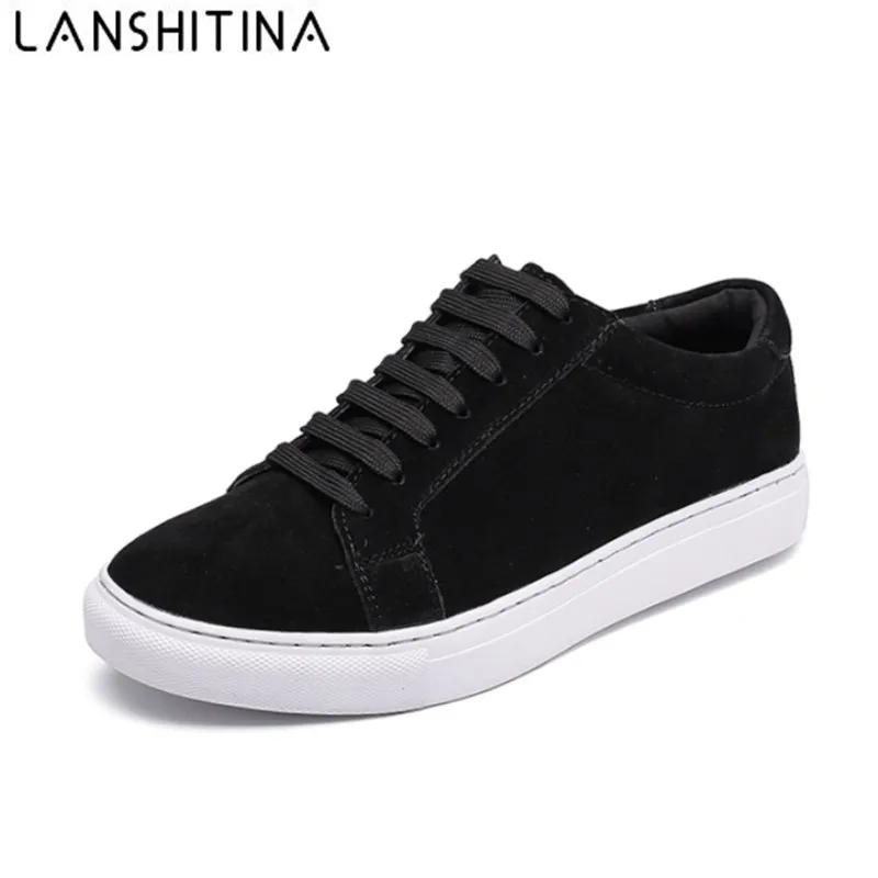 

2018 New Winter Men Casual Shoes Big Size Suede Men Black Flats Shoes Handmade Breathable Genuine Leather Shoes Zapatos Hombre