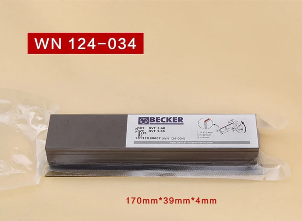 

4pcs carbon vane set for Becker Pump KDT/KVT 2.80/3.60/3.80 901330