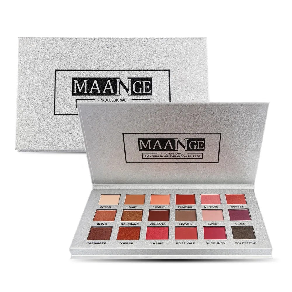

New 2019 Professional 18 Colors Eyeshadow Palette Luxury Golden Matte Nude Eye Shadow Palettes Beauty