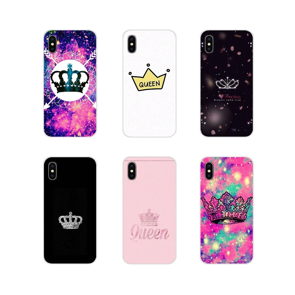 cheap I #039;m the Queen princess King For Xiaomi Redmi Note 6A MI8 Pro S2 A2 Lite Se MIx 1 Max 2 3 For Oneplus 3 6T Transparent Soft Cover