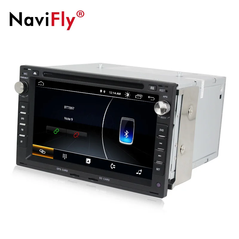 Cheap NaviFly Android 8.1 1024*600 Car dvd Player radio audio for Volkswagen Golf4 T4 Passat B5 Sharan GPS Navi WIFI BT SD USB 4