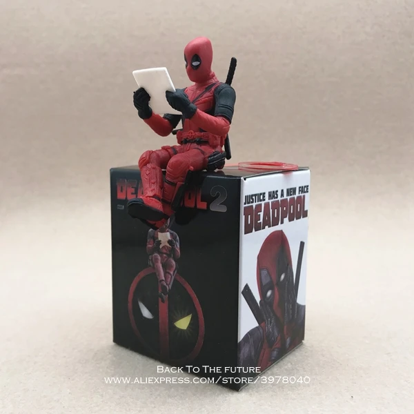 MINI Marvel Figura postura seduta modello anime doll Decorazione PVC Collection