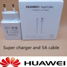 Оригинальное зарядное устройство huawei mate 20 pro с адаптером для быстрой зарядки, usb-кабель type C для p10 P20 pro mate 10 9 honor 10 V10