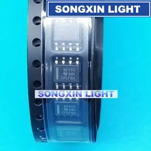 100 шт. NE555DR NE555D NE555 IC 555 SMD лапками углублением SOP-8