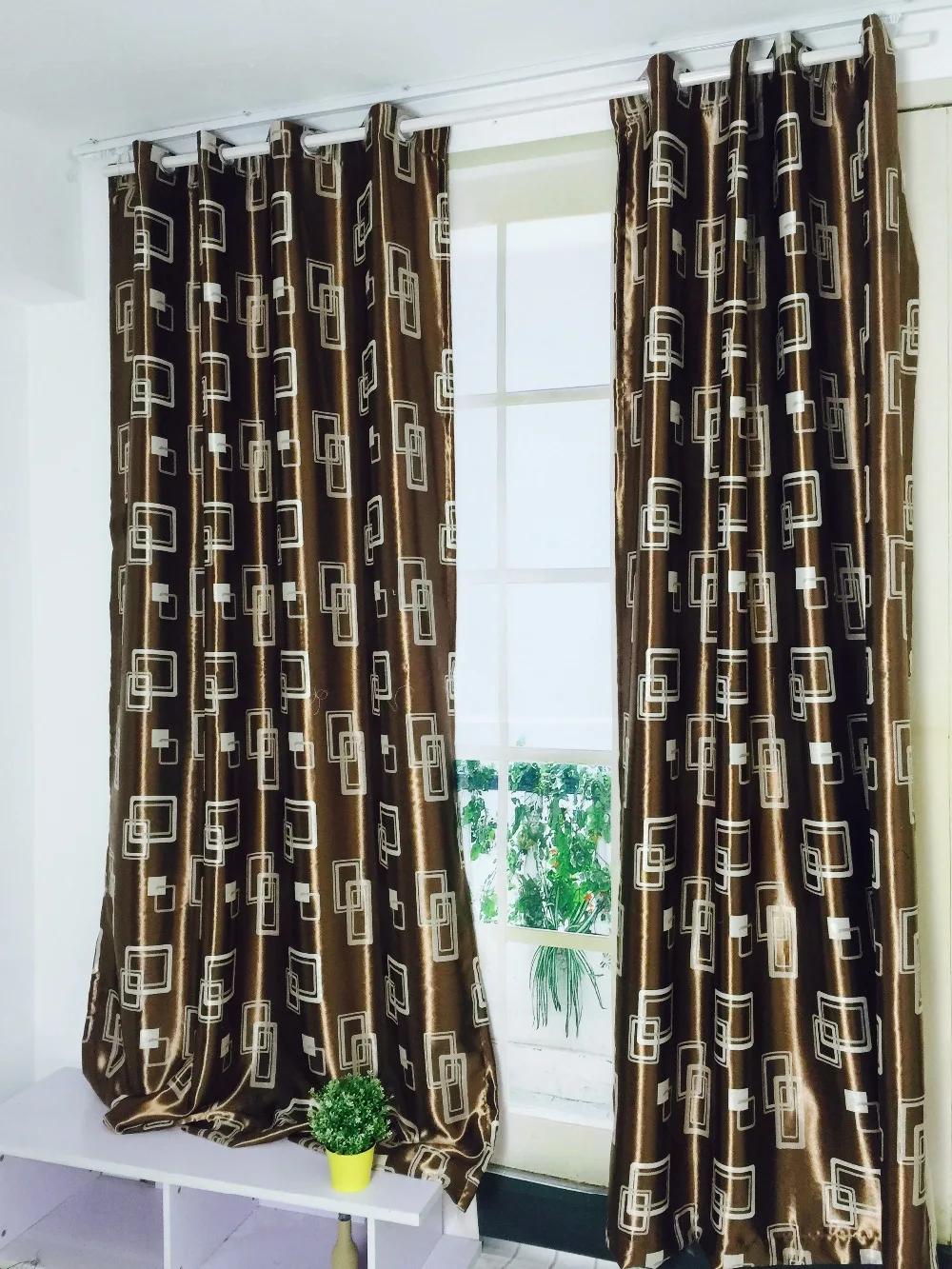 Online kopen wholesale dubbele gordijnen uit china dubbele ... Woonkamer gordijnen deco
