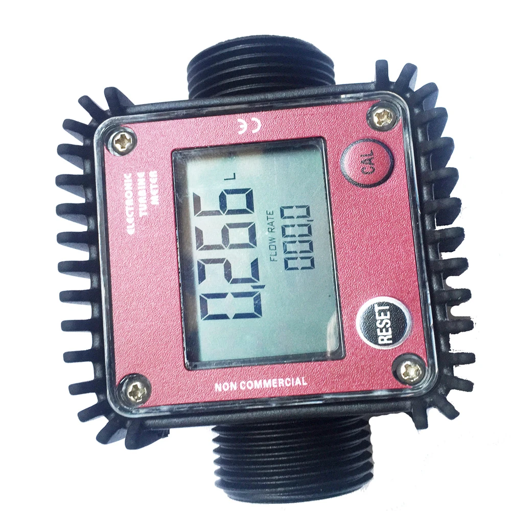 K24 Turbine Flow Meter Plastic Interface Flow Meter Electronic Tester