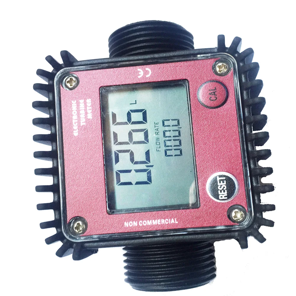 

K24 turbine flow meter Plastic Interface 1 inch digital liquid flow meter electronic tester water flowmeter tools