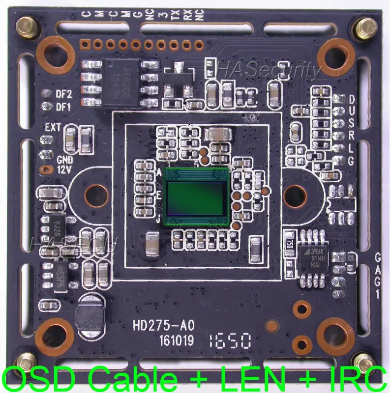 AHD 4.0MP (2592x1520) 1/3 &quotOmniVision OV4689 + NVP2475 CCTV модуль камеры PCB плата OSD кабель IRC 5MP LEN UTC