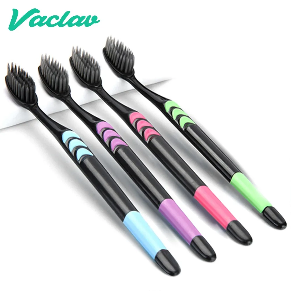 84.37руб. 30% СКИДКА|Вацлав Зубная щётка 4 шт./упак. бамбукового древесного угля Зубная щётка Портативный ручная электрическая зубная щетка Nano Зубная щётка es Escova De Dente из зубные щетки с мягкой щетиной для жениха-in Зубные щетки from Красота и здоровье on AliExpress - 11.11_Double 11_Singles' Day