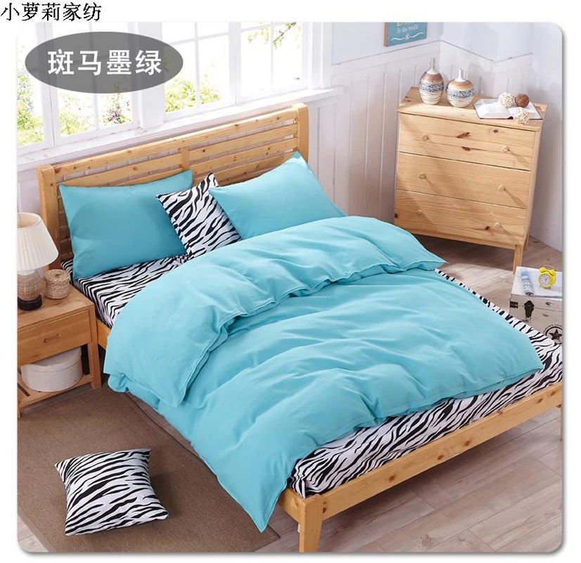 

Naturelife Cotton Bedding Set Duvet Cover Sets Soft Bed Linen Flat Bed Sheet Set Pillowcase bed cover housse de couette