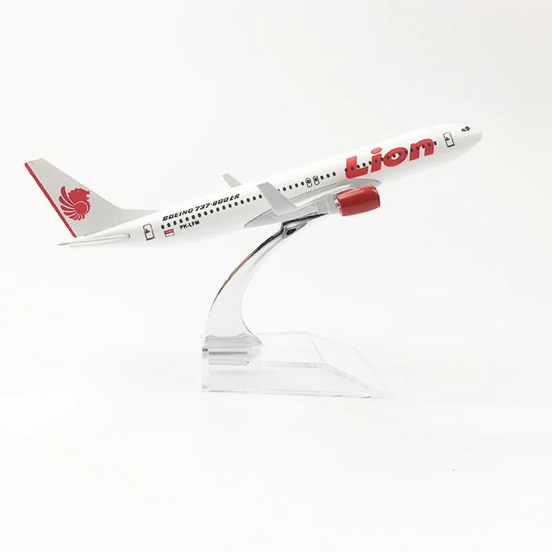 

Free shipping Lion Aeroplane model Boeing 737 airplane 16CM Metal alloy diecast 1:400 airplane model toy for children Collection