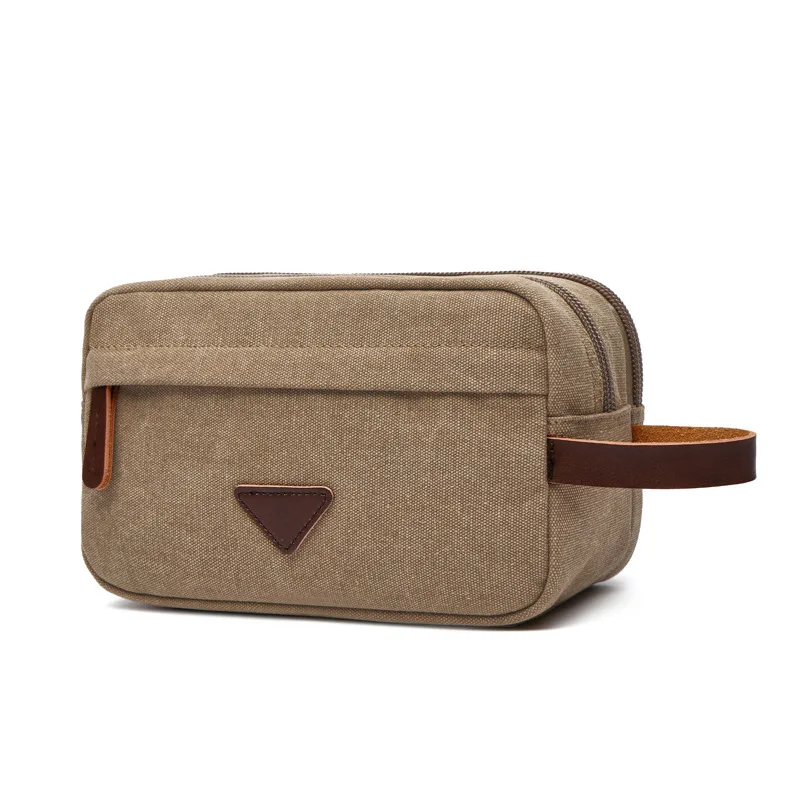 

Men's Canvas Clutch Wallet Bag Man Horse Handbag Driver Purse For Ipad Mini Phone Big Wallet High Quality