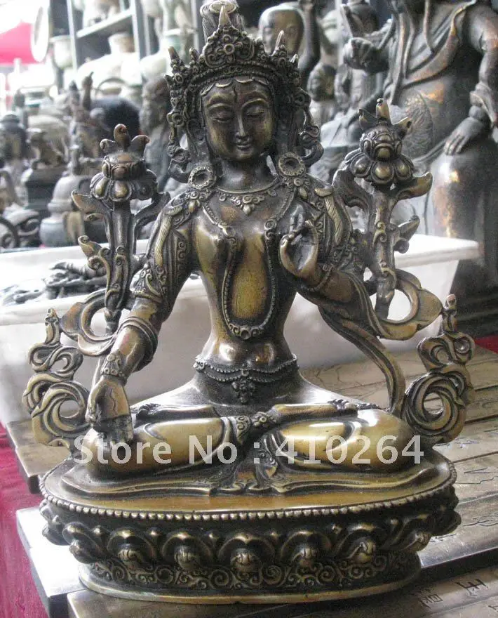 

[Nice Discount ] beautiful Buddha good luck Everlasting bronze statue