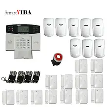 SmartYIBA GSM SMS Home House Alarm Security System Door Window PIR Motion Sensor Russian French Spanish Italian Voice Prompt