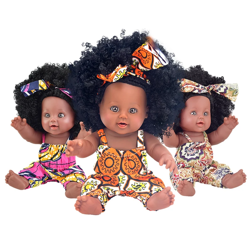 

bath black! 12inch kawaii baby dolls lol reborn silicone vinyl 30cm newborn poupee boneca baby soft toy beautiful princess hair