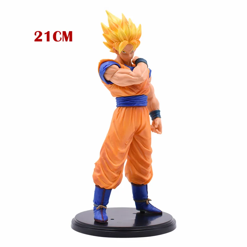 15-21 см Dragon Ball Z Goku Vegeta фигурка Супер Saiyan Son Gokou ПВХ Коллекционная модель игрушки для рождественского подарка с коробкой - Цвет: NO BOX