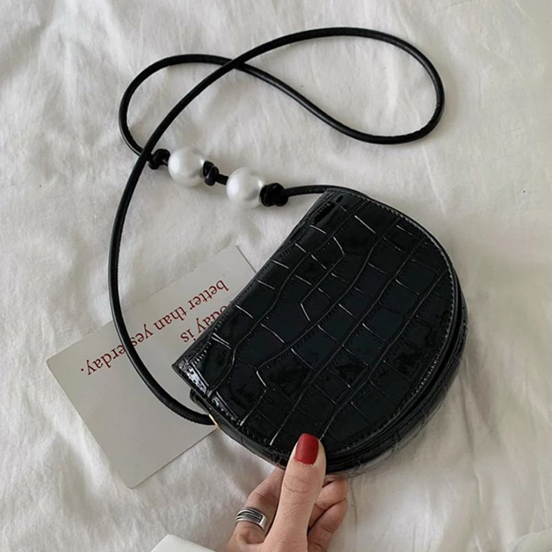 

2019 women stone pattern PU Leather Shoulder mini Crossbody bag Sac a Main Femme Ladies Messenger Bag Long Strap Female Clutch