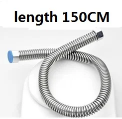 304 водонагреватель из нержавеющей стали сильфонный гофрированный шланг для горячей и холодной сантехники длина 20 см до 500 см - Цвет: Синий