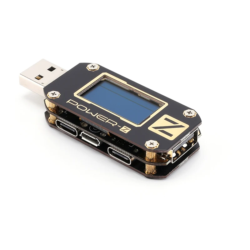 

POWER-Z USB PD tester voltage and current ripple dual Type-C meter KM001