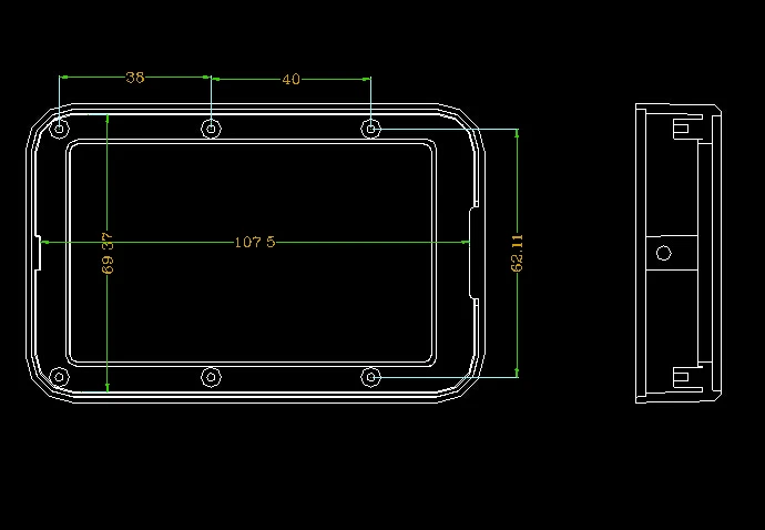 szomk IC card reader plastic enclosure for electronics project plastic sensor junction box distribution box instrument case plastic housing for pcb (8)