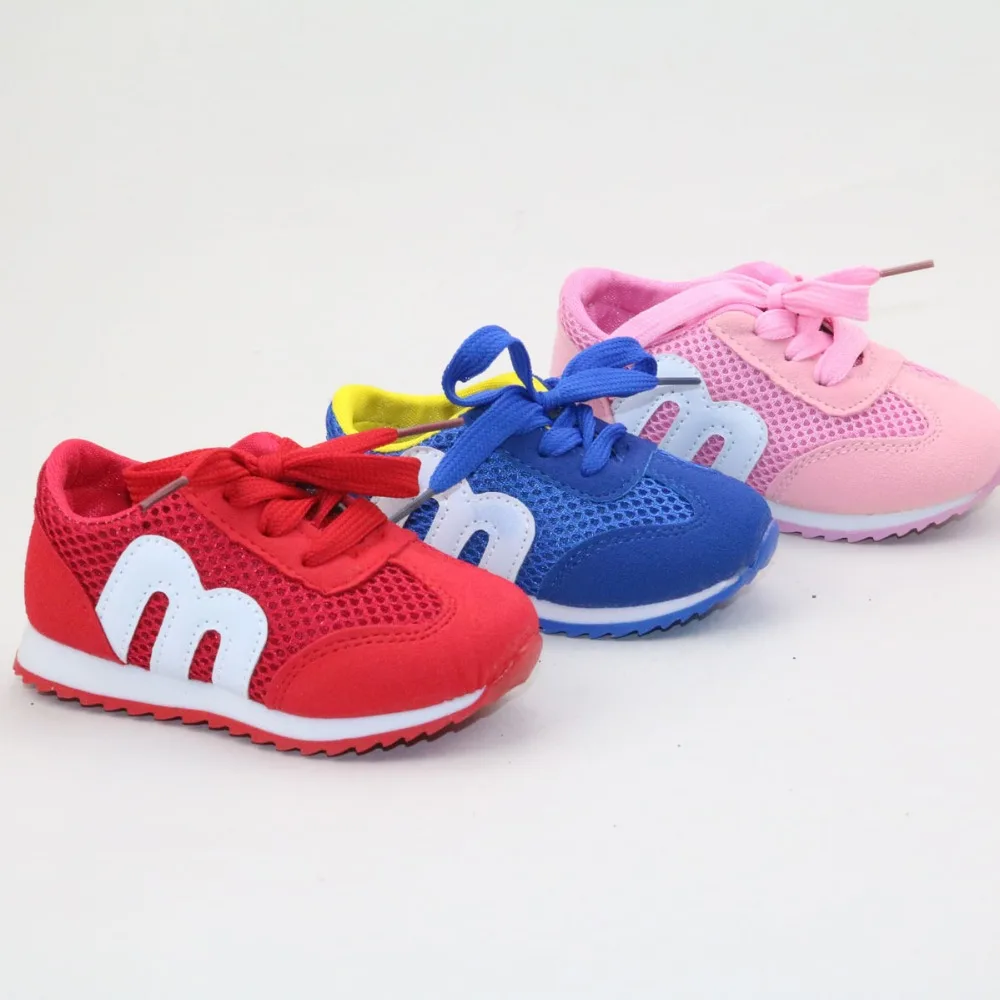 2016 new age children net letter M soft bottom shoes sports shoesin Sneakers from Mother & Kids