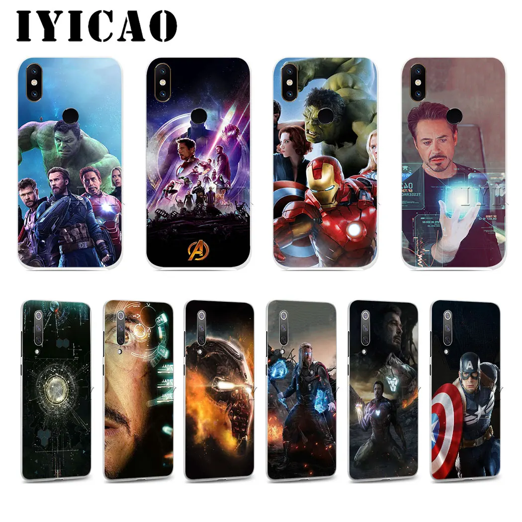 Чехол IYICAO Avengers IronSoft для Huawei 6A 7A 8X 8 Lite Pro 7 3G 7C 5.99in Nova 4 3 3i 2i 8C 9 10 | Мобильные телефоны и
