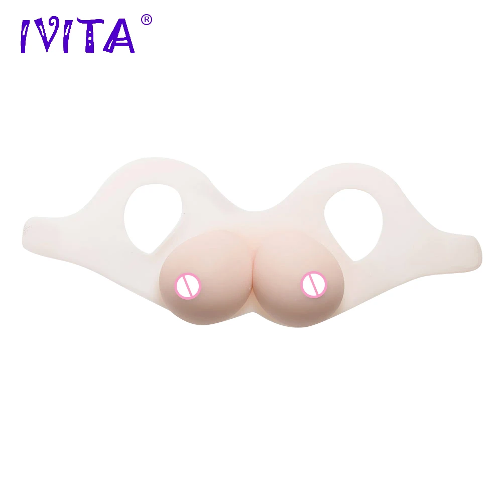 IVITA 2400g Realistic White Silicone Breast Forms False Fake Boobs Shemale Transgender Crossdresser Drag Queen Transvestite IVITA 2400g Realistic White Silicone Breast Forms False Fake Boobs Shemale Transgender Crossdresser Drag Queen Transvestite