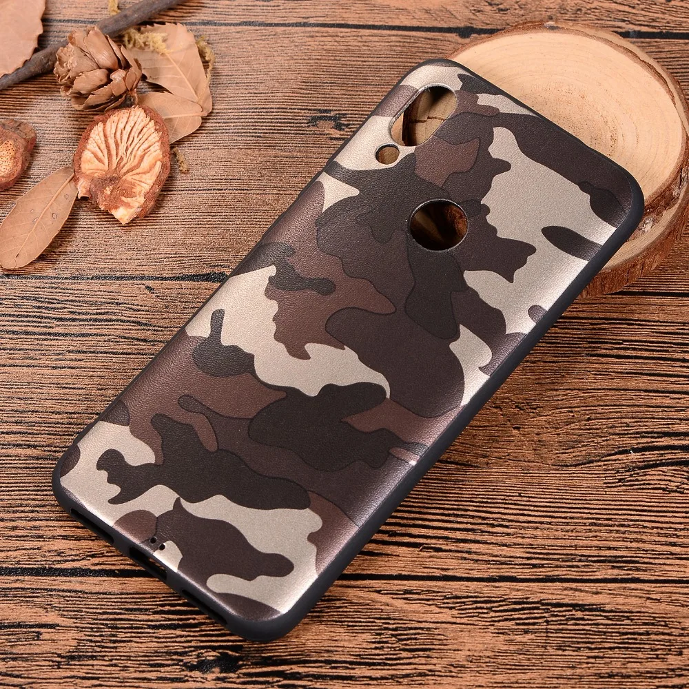 50 шт./партия, камуфляжный Мягкий чехол из ТПУ Для Xiaomi Pocophone F1 Redmi 7 Note 7 NOTE 6 Pro Note 5Pro 6 6A 6PRO A2LITE