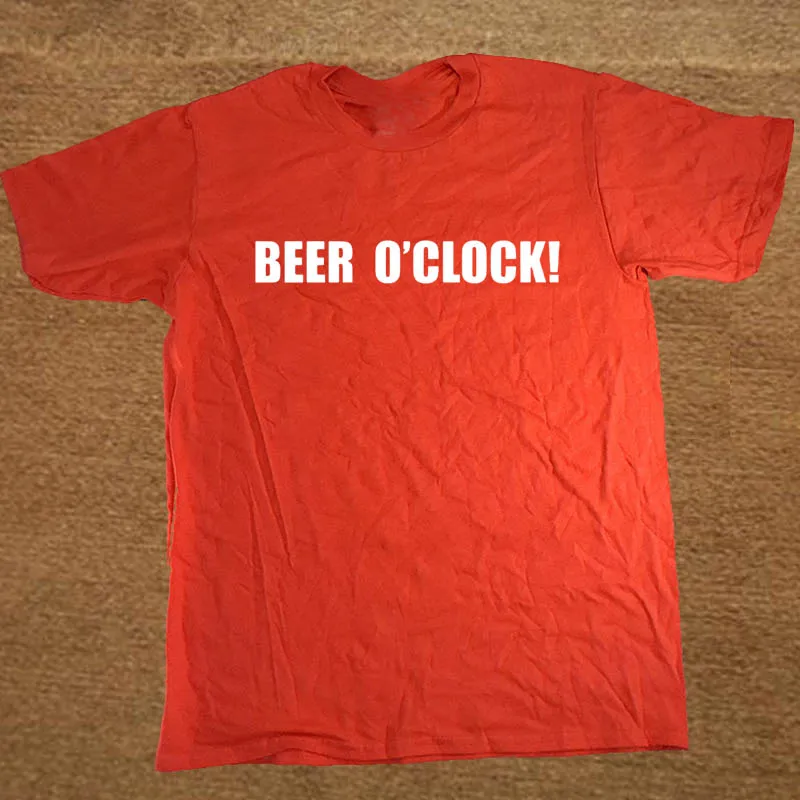 Брендовая одежда Beer Clock Drunken Drinking вечерние Забавные футболки мужские хлопковые футболки с короткими рукавами Топ Camiseta