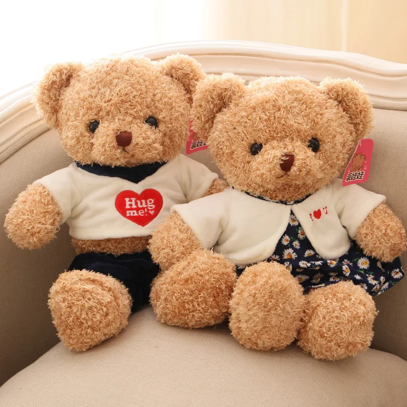 50cm Love Teddy Bear Gift Pillow Beige Plush Toys DollGiant Stuffed Animal Gift