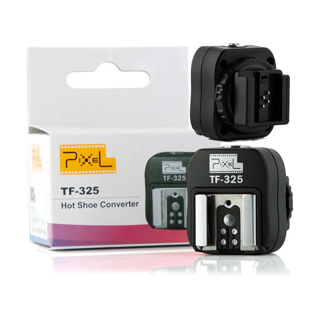 New Pixel TF 325 Hot Shoe Adapter Converter to PC Sync Socket for Sony