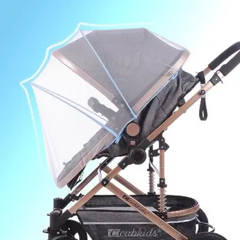

New High Landscape Baby Stroller Full Cover Mosquito Net Universal Anti-mosquito Baby Carriage Stroller Bracket Mosquito Net