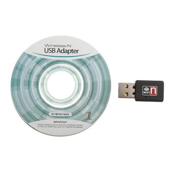 

150M 802.11n/g/b USB2.0 Network LAN Card WiFi Nano Wireless Adapter No Antenna With CD C26