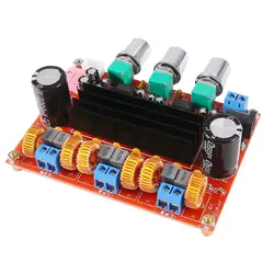 Новый Плата усилителя Tpa3116D2 50Wx2 + 100 W 2,1 канальный цифровой сабвуфер Мощность 12 ~ 24 V